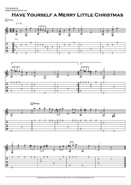 Christmas Songs Guitar Tab, Guitar Tabs Christmas Songs, Have Yourself A Merry Little Christmas, Christmas Guitar Tab, Guitar Christmas Songs, Gutair Songs, Guitar Fingerpicking, Christmas Ukulele, Tabs Guitar