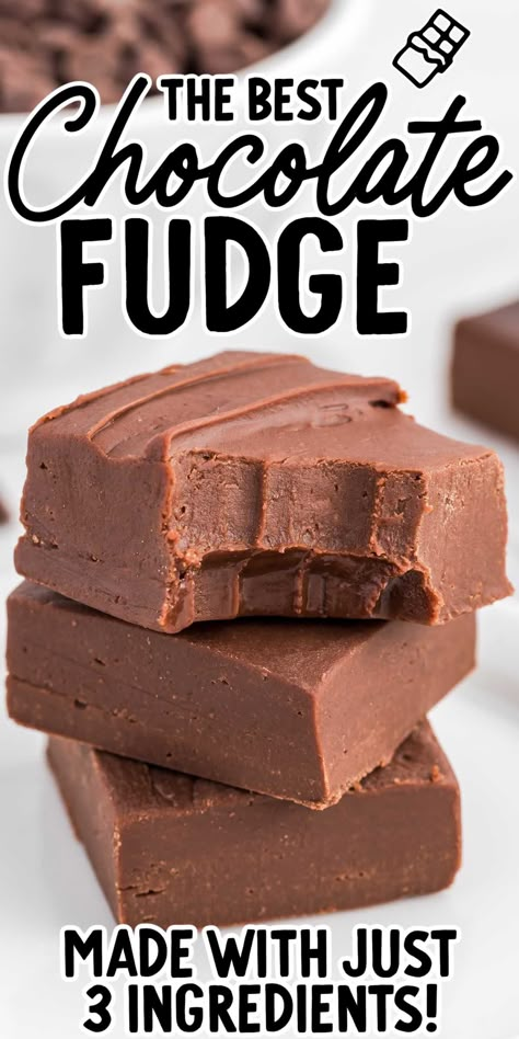 Best Chocolate Fudge Recipes, Best Chocolate Fudge, Homemade Chocolate Fudge, Chocolate Fudge Recipe, Easy Chocolate Fudge, Microwave Fudge, Chocolate Peanut Butter Fudge, Oreo Fudge, Fudge Recipes Chocolate