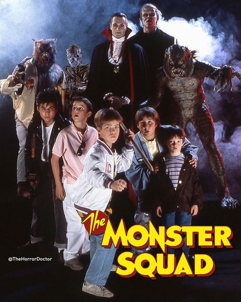 We’re the Monster Squad! 👹 —————————————————————— Monster Squad (1987) Director: Fred Dekker —————————————————————— #TheMonsterSquad… Monster Squad Movie, Universal Monsters Posters, The Shining 1980 Movie Poster, Monster Squad, Famous Monsters Of Filmland Covers, 80s Movies, Horror Show, Universal Monsters, Horror Movie Posters