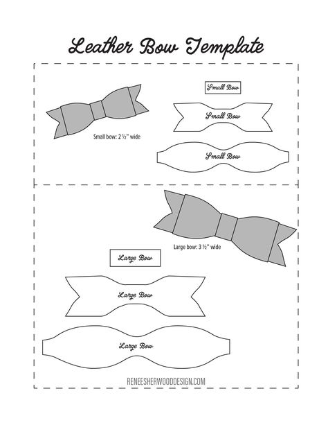 Molde Bow Tie Template, Diy Leather Bows, Hair Bow Template, Stacked Hair Bow, Stacked Hair, Hair Bow Tutorial, Bow Template, Paper Bow, Felt Bows