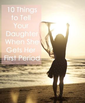 10 Things to Tell Your Daughter When She Gets Her First Period Mom Daughter Dates, Period Quotes, Period Story, Emergency Kit For Girls, Period Party, Letter To Daughter, First Period Kits, Period Days, Raising Daughters