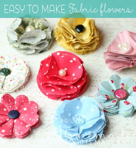 Sew Fabric Flowers Diy, Easy Fabric Flowers Step By Step, Scrap Fabric Flowers, Flannel Trees, Fabric Flowers Diy Easy, Lace Flowers Tutorial, Make Fabric Flowers, Origami Fabric, Easy Fabric Flowers