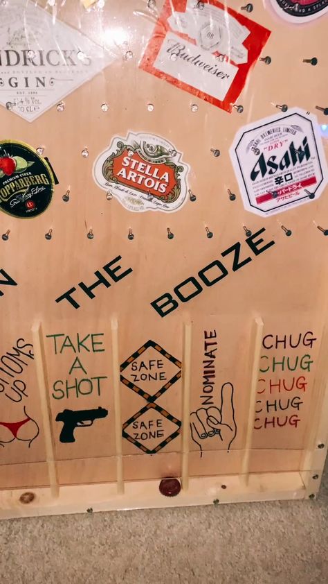 Drink Board Game Diy, Drunk Bored Game Diy, Plinko Board Diy Drinking, Card Drinking Games Diy, Drinko Game, Diy Drinko Plinko Game, Homemade Drunk Board Games Party, Plinko Game, Drinking Games For Parties