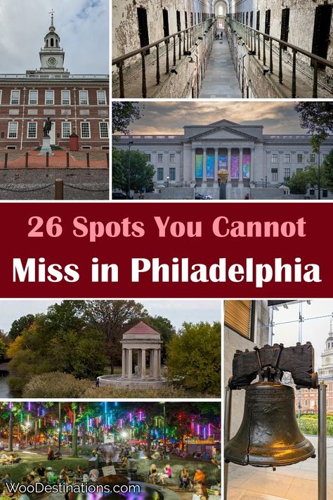 Join me on an adventure through Philadelphia, United States! From the iconic Liberty Bell to the historic streets of Old City, this city is a treasure trove of experiences. I'll take you through 26 spots you cannot miss, showcasing art, history, and the vibrant culture of Philly. Let's explore together and uncover the stories behind each landmark! Betsy Ross House, Reading Terminal Market, Eastern State Penitentiary, Franklin Institute, Barnes Foundation, Philadelphia Zoo, Independence Hall, Philadelphia Museums, River Trail