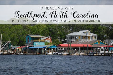 Nestled along the North Carolina coast between Wilmington and Myrtle Beach lies the little town of Southport. Unknown to many, it’s a hidden gem with a lot to offer. #Southport #NorthCarolina #SouthportNC Southport North Carolina, Bloor Homes, Nc Beaches, Southport Nc, North Carolina Coast, Carolina Coast, North Carolina Vacations, North Carolina Beaches, North Carolina Travel