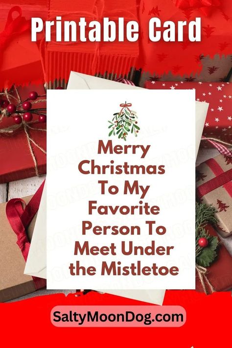 Under the Mistletoe Christmas Card for Husband, Holiday Card for Wife, Boyfriend Christmas, Card for Her, Card for Him 23504 - Etsy Diy Christmas Card For Husband, Christmas Card For Husband, Boyfriend Christmas Card, Mistletoe Christmas, Boyfriend Christmas, Card For Husband, Under The Mistletoe, Diy Christmas Cards, Holiday Card