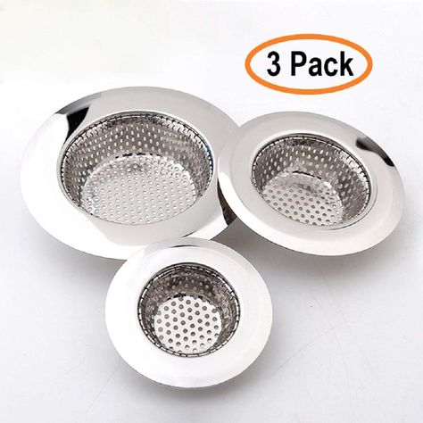 Cleaning Sink Drains, Sink Filter, Hair Catcher, Kitchen Sink Strainer, Bathroom Drain, Bathtub Drain, Sink Strainer, Clean Sink, Drain Cover