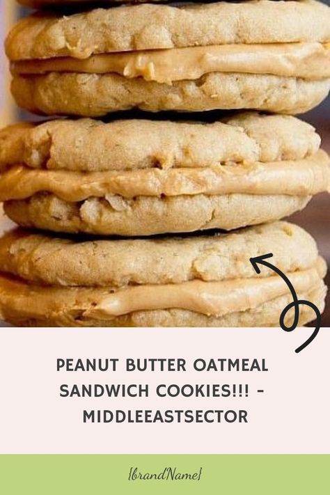 Peanut Butter Oatmeal Sandwich Cookies!!! - middleeastsector https://middleeastsector.com/peanut-butter-oatmeal-sandwich-cookies/ Oatmeal Sandwich Cookies, Homemade Chocolate Chip Cookies Recipe, Butter Sandwich Cookies, Peanut Butter Sandwich Cookies, Best Oatmeal Cookies, Quick Healthy Snacks, Sandwich Fillings, Filled Cookies, Peanut Butter Oatmeal