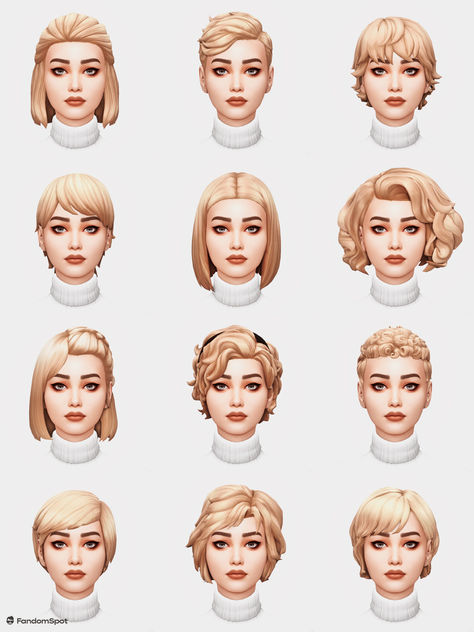 Short Female Hair Cc Sims 4, Sims 4 Female Short Hair Cc, The Sims 4 Short Hair Cc, Maxis Match Short Hair, Sims 4 Cc Short Hair Female, Sims 4 Short Hair Cc, Sims 4 Short Hair, Scruffy Hair, Cameron Hair