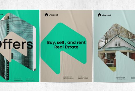 Real Estate Projects | Photos, videos, logos, illustrations and branding on Behance Rollup Design, Illustration Design Graphique, Property Branding, Property Logo, House Logo Design, Real Estate Ads, Real Estates Design, Real Estate Logo Design, Logo Real