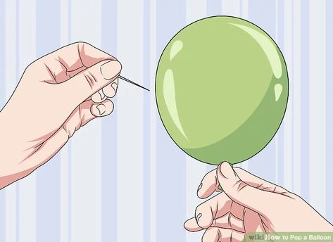 How to Pop a Balloon: 7 Steps (with Pictures) - wikiHow Balloon Popping, Balloon Cartoon, Balloon Pictures, Balloon Pop, Helium Balloons, The Balloon, Balloons, Collage, Pins