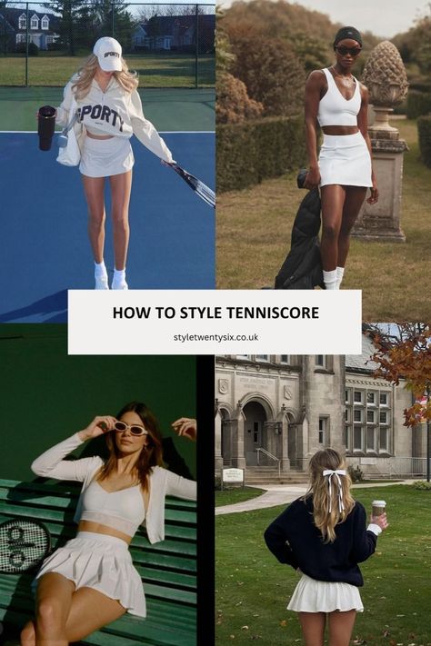 Serve Up Style: Mastering Tenniscore Tenniscore Aesthetic, Tennis Aesthetic, Street Style Aesthetic, Fashion Week Trends, Tennis Outfit, Tennis Style, Vintage Tennis, Tennis Shorts, Tennis Skirts