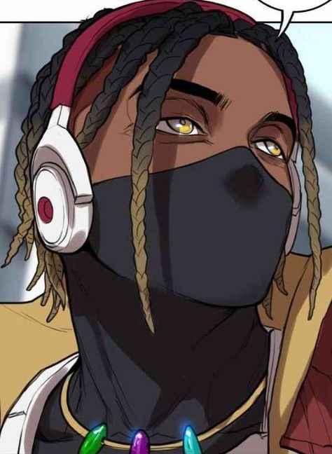 Black Anime Guy Dreads, Dreads Anime, Black Anime Characters Dreads, Black Anime Characters Male, Portraiture Artist, Black Anime Guy, Comic Book Art Style, Anime Drawing Books, Bleach Fanart