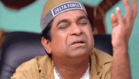 Brahmi King GIF - Brahmi King Brahmanandam - Discover & Share GIFs Bramhanandam Comedy Images, Brahmanandam Comedy Images, Brahmanandam Expressions, King Gif, Comedy Pictures, Comedy Clips, Funny Dialogues, Galaxy Pictures, Troll Face