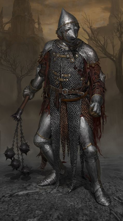 Armor, Two B on ArtStation at https://www.artstation.com/artwork/3dBLbm Bloodhound Knight Art, Historically Accurate Viking Armor, Bloodhound Knight, Splint Armor, Medieval Zombie, Fantasy Mercenary, Dark Fantasy Knight, Real Armor, Npc Rpg