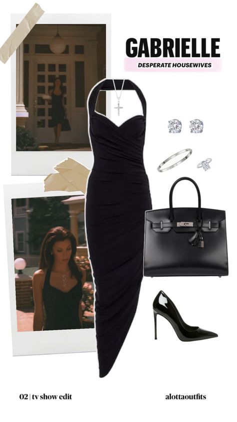 Get the look: Funeral outfit for Gabrielle from Desperate Housewives Daily Dress Me, Gabrielle Solis, Wife Style, Famous Outfits, Desperate Housewives, The Pilot, Girl Fits, Date Outfits, Rachel Zoe