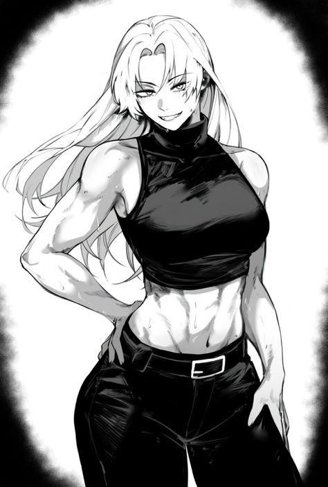 Yuki Jjk Fanart, Yuki Tsukumo Wallpaper, Jjk Yuki Tsukumo, Jjk Poses, Jujutsu Kaisen Yuki Tsukumo, Yuki Tsukumo Fanart, Buff Women Art, Yuki X Choso, Devious Smile