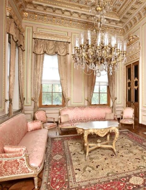 Regency Sitting Room, Rococo Interior, Chateaux Interiors, Historical Interior, Palace Interior, Castles Interior, Dream House Interior, Room Interior Design, House Inspo