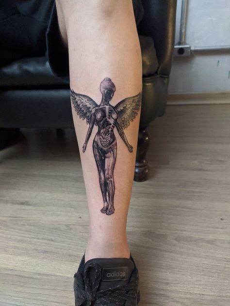 Nirvana In Utero Tattoo, In Utero Tattoo, Utero Tattoo, Nirvana Tattoo, Nirvana In Utero, Anatomy Tattoo, In Utero, Fire Tattoo, Red Ink Tattoos