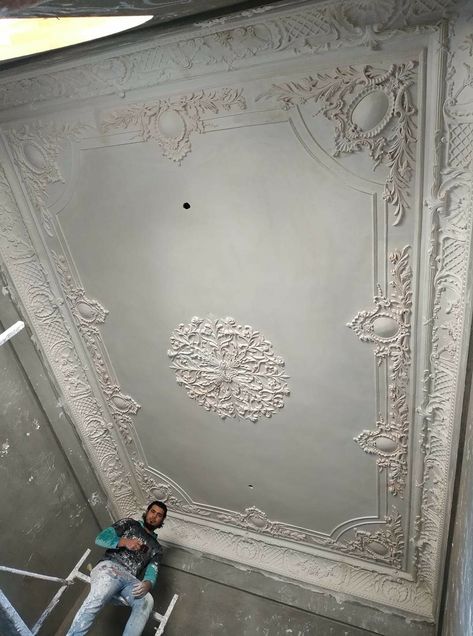 Baroque Ceiling, Gypsum Decoration, Baroque Frames, Pop Ceiling Design, House Ceiling Design, Classic Wall, False Ceiling, Cornice, Room Colors