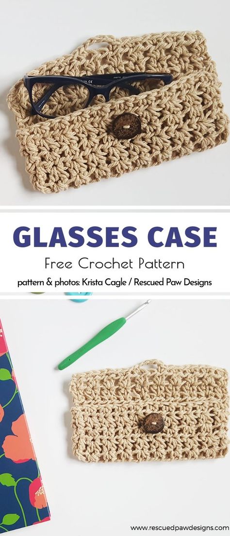 Crochet Glasses Case Ideas Free Patterns Basket Decoration Ideas, Crochet Glasses Case, Crochet Eyeglass Cases, Crochet Glasses, Diy Glasses, Glasses Pouch, Crochet Eyes, Crochet Pouch, Case Ideas