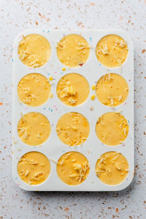 Copycat Starbucks Egg Bites (3 Ways!) - Fed & Fit Copycat Starbucks Egg Bites, Starbucks Egg Bites Recipe, Breaking Fast, Starbucks Egg Bites, Fed And Fit, Egg Bites Recipe, Eggs In Peppers, Copycat Starbucks, Starbucks Menu