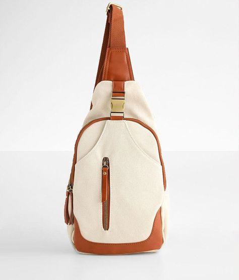 Antik Kraft Sling Backpack - Women's Bags in Cream | Buckle Backpack For Women, Diy Bags, Window Shopping, Bags Fashion, Canvas Backpack, Diy Bag, Cute Bag, Bags Backpacks, Women's Bags