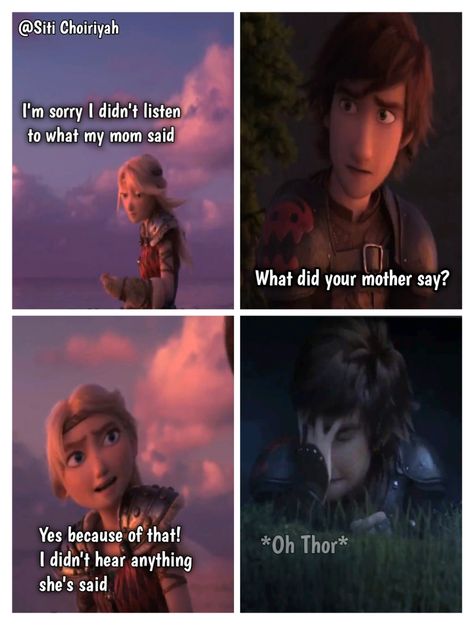 Httyd Memes Funny, Hiccstrid Memes, Httyd Quotes, Hiccstrid Fanart, Funny Httyd, Httyd Fanart, Httyd Hiccstrid, Httyd Funny, Dragon Master