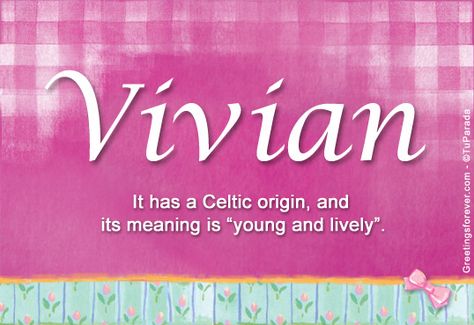 Baby Girl Name Vivian or Viviane Violet Meaning, Vivian Name, Violet Name, Fantasy Name Generator, Name Baby Girl, Life After Marriage, Naming Ceremony Decoration, Baby Girl Name, Name Origins