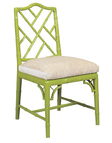 Faux Bamboo desk chair...LOVE, but need to find one that doesn't cost a fortune. Bamboo Chair Design, Chinoiserie Chairs, Chinese Chippendale Chairs, Chinese Chinoiserie, Chippendale Chairs, Chinese Chippendale, Verde Lima, Bamboo Chair, Bamboo Furniture