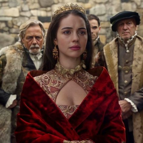 Mary Stuart Reign icon Mary Stuart Reign, Drama Clothes, Rose Aesthetics, Dark Royalty, Reign Fashion, Reign Dresses, Queen Dresses, Queen Of Scots, Mary Stuart