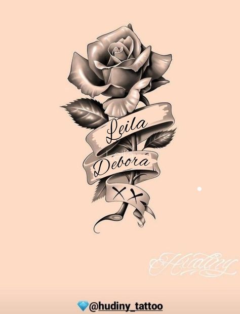 Rose Bud Tattoo, Tattoos To Honor Mom, Memorial Tattoo Ideas, Flor Tattoo, Realistic Rose Tattoo, Lily Flower Tattoos, Wrist Tattoo Ideas, Rose Flower Tattoos, Rose Drawing Tattoo