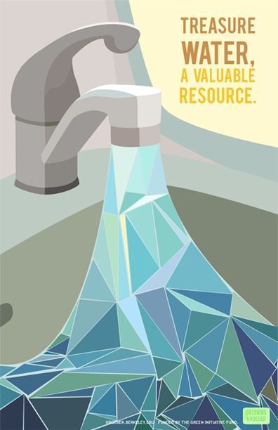 Posters of Greening Kroeber Art Studios and Bathrooms -- Minimalist Posters & Templates Water Conservation Poster, Save Water Poster Drawing, Save Water Poster, Environmental Posters, Awareness Poster, Water Poster, World Water Day, Water Projects, Water Day