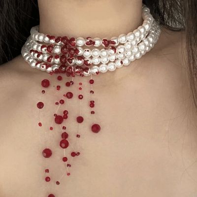 17 Doğum Günü, Gemstone Setting, Pearl Necklace Choker, Blood Drop, Vulture Culture, Packing Jewelry, Mother Birthday Gifts, Girl Jewelry, Crystal Choker