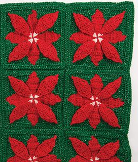 Crochet Pattern Afghan, Granny Square Easy, Ripple Afghan Pattern, Pattern Granny Square, Christmas Afghan, Xmas Crochet, Christmas Crochet Blanket, Christmas Crochet Pattern, Vintage Crochet Patterns