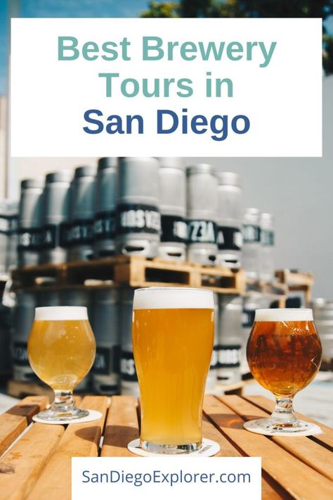 San Diego is a beer lovers' paradise! To get a real feel for the California beer culture, join one of these San Diego brewery tours! Stone Brewing, Visit San Diego, Corporate Team Building, San Diego Travel, Local Brewery, Local Beer, Beer Tasting, North Park, Craft Brewing