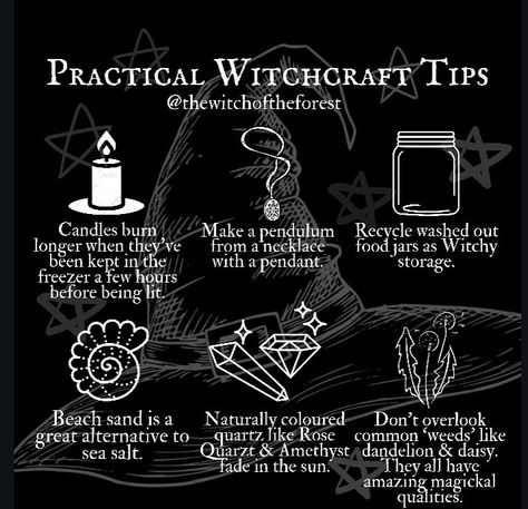 Practical Witchcraft, Witch Of The Forest, Forest Witchcraft, Witchy Tips, Witch Beginner Tips, Intro To Witchcraft, Tools In Witchcraft, Forest Witch, Types Of Witchcraft Practices