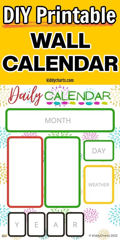 This DIY printable days of the week calendar is one of our favorite FREE printable calendars for 2023. It makes a great gift for those that work from home, or are just organizing your own study a little bit more. It is also perfect for kindergarten classrooms. Why not print it out for preschool/early elementary play – it is a lovely addition to the classroom, as well as offering a little organization in your life as a work at home employee. Print this DIY to-do calendar today! Days Of The Week Calendar, Calendar To Print, Reward Charts For Kids, To Do Calendar, Week Calendar, Free Printable Calendars, Kindergarten Classrooms, Reward Charts, Lunchbox Notes