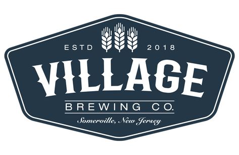 Village Brewing Co. - 6/15/19 - Matt took his parents for lunch/Father's Day. Beer Logo Design Ideas, Brewery Branding Design, Brewery Logo Design Inspiration, Beer Logo Design Vintage, Beer Tag, Beer Sampler, Bourbon Glazed Salmon, Kids Pasta, Craft Beer Branding