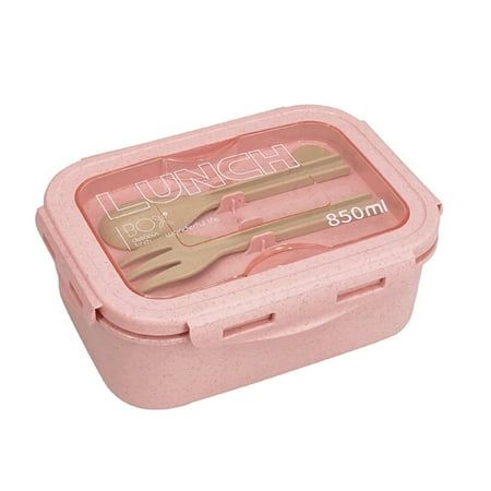 Description: There is a four-sided buckle design for this lunch box, and it has a built-in silicone sealing ring, which is airtight and leak-proof. Equipped with tableware, it can be stored on the cover for easy use. Featuring a compartmentalized design, this lunch box will not string together meals. With its large capacity, it can easily hold the food needed for lunch and can be heated in a microwave oven, which is very convenient. It is made of high-quality PP and PS material. The length of this product is 18.3cm, the width is 13cm and the height is 6.8cm. It is suitable for home, dormitory, office, school, company and so on. Item Name: Lunch Box Material: PP, PS Features: Leak-proof, Easy to Clean, Divided Design Size Details: L: 18.3cm/7.2", W: 13cm/5.12", H: 6.8cm/2.68"(Approx.) Notes Aesthetic Lunch Boxes, Lunch Box Cute, Pink Lunch Box, Heated Lunch Box, Preppy School Supplies, Cute Lunch Boxes, Fruit Lunch, School Material, Lunch Box Containers