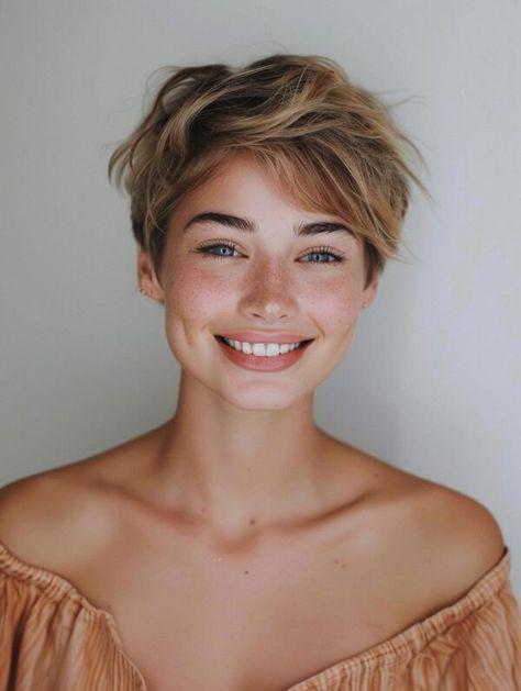 Blond Bobs, Short Summer Hairstyles, Brunette Blond, Blond Pixie, Brunette Pixie Cut, Bobs With Bangs, Straight Bob Haircut, Brunette Pixie, Graduated Bob Haircuts