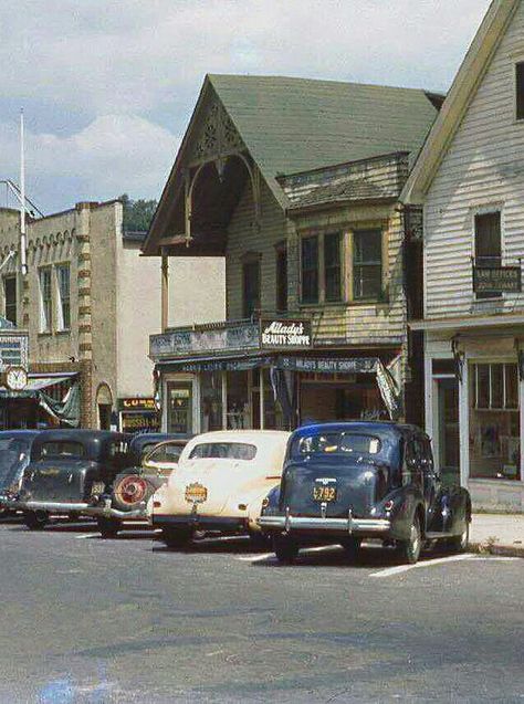 Street Scene, Toms River, New Jersey, 1942 Toms River Nj, My Kind Of Town, Century City, Sea Shore, Vintage Usa, Jersey Shore, Colour Photograph, Street Scenes, New Jersey