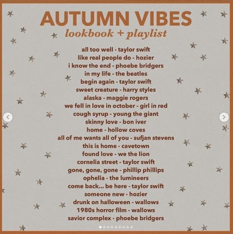 Fall Playlist, Playlist Music, Fall Songs, Playlist Names Ideas, Playlist Ideas, Fall Mood Board, Crop Circle, Fall Music, Song Suggestions