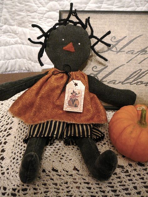 Halloween Baby e-Pattern Pumpkins Crafts, Primitive Living, Pumpkin Display, Primitive Doll Patterns, Halloween Dolls, Primitive Patterns, Primitive Doll, Prim Christmas, Folk Doll