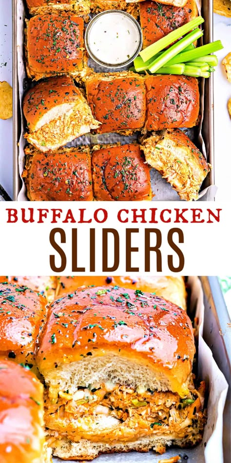 Buffalo Chicken Dip Meals, Buffalo Chicken Dip Dinner Ideas, Buffalo Chicken Sliders Cream Cheese, Buffalo Ranch Recipes, Buffalo Chicken Bombers Recipes, Buffalo Chicken Hawaiian Rolls Sliders, Buffalo Style Shaved Chicken Recipes, Buffalo Dinner Recipes, Buffalo Chicken Lunch Ideas