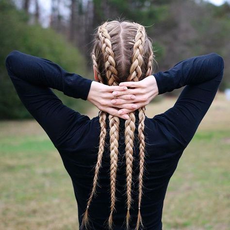 Two Dutch Braids, New Braided Hairstyles, Dutch Braid Tutorial, Braids Tutorial, Dutch Braid Hairstyles, Mermaid Braid, Boxer Braids, Dutch Braids, French Braid Hairstyles