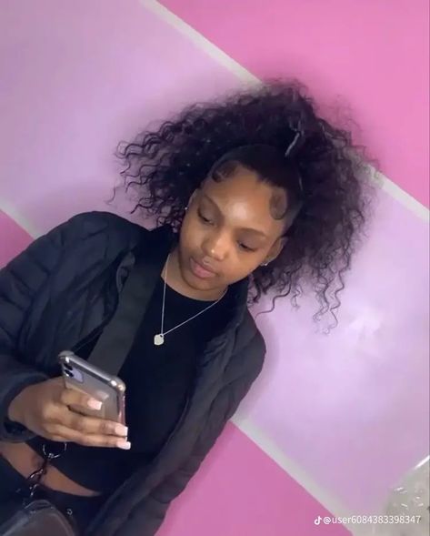 Cute Ponytail With Weave, Poofy Ponytail Hairstyles For Black Women, Middle Curly Ponytail Weave, Wavy Weave Ponytail For Black Women, Bob Ponytail Curly, Short Puffy Ponytail Weave, Mid Ponytail Hairstyles Black Women Curly, Short Genie Ponytail Weave, Slick Puffy Ponytail Weave