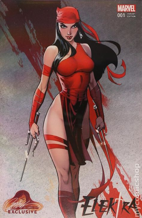 Elektra (2017 4th Series) comic books Electra Marvel, Elektra Comic, Marvel Elektra, Luke Cage Marvel, Daredevil Elektra, Marvel Concept Art, Female Comic Characters, Elektra Natchios, J Scott Campbell