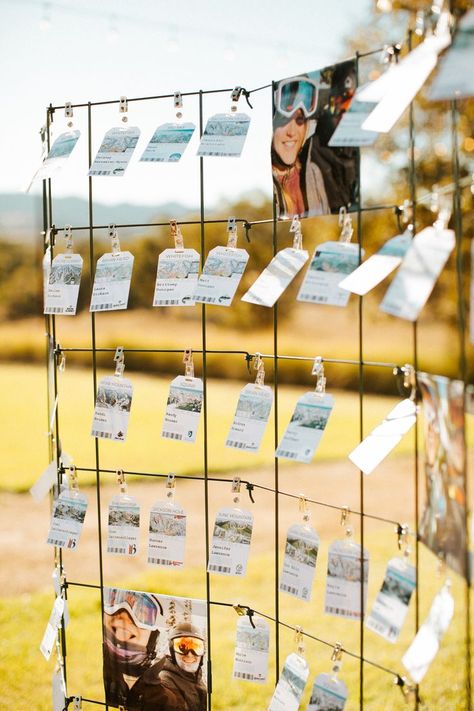 Ticket Seating Chart, Unique Wedding Seating Chart, Unique Wedding Seating, Signs Wedding Reception, Grand Canyon Wedding, San Luis Obispo Wedding, Winter Wedding Decorations, Gay Wedding, Wedding Tablescapes