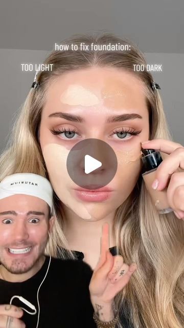 Matt Randon 🧩 on Instagram: "VIRAL FOUNDATION HACK!😱 (follow for more!💗) Credit: @lenkalul #foundation #makeuptip #makeuptips #makeuphacks #makeuptutorials #makeupvideo #makeupvideos #makeuplove" Matt Randon, Viral Foundation, Common Makeup Mistakes, Perfect Winged Eyeliner, Foundation Tips, Makeup Secret, Hydrating Primer, Makeup Mistakes, Makeup Tut